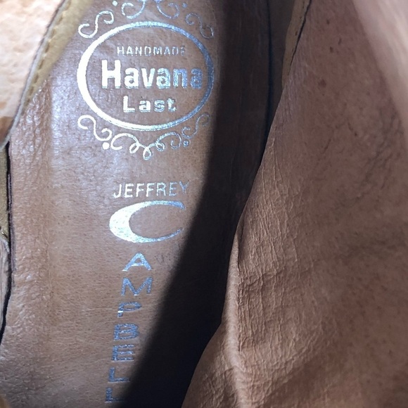 JEFFREY Campbell handmade tan Meeker suede boots - Picture 6 of 12